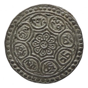 Tibet, 1 Tangka, obd. 1851-1909, billon 27mm