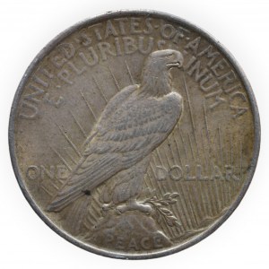 USA, Dollar 1922 - peace, Philadelphia, KM.150, Ag 900, patina