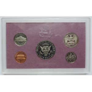 USA, proof set 1989, presidents 5pcs