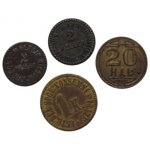 konsumní dělnické spolky 4ks