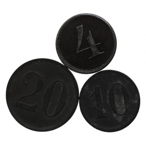 známky Laurin a Klement 4,10,20 3ks