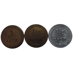 beer stamps: Jaroslav Šafr, Beer pub Na klíně, 3 pcs different