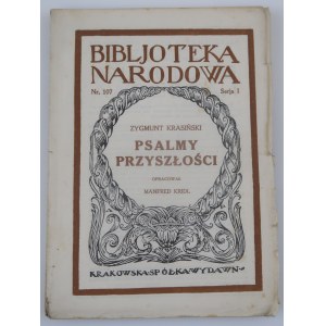 KRASIŃSKI ZYGMUNT Psalmy Przyszłości [BIBLJOTEKA NARODOWA 1928]