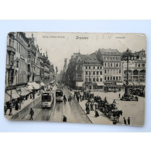 DREZNO Dresden Konig Johann-Strasse [1916]