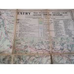 TADEUSZ ZWOLIŃSKI Tatry. Mapa turystyczna. Podziałka 1 : 50 000. [1948].