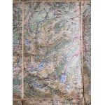 TADEUSZ ZWOLIŃSKI Tatry. Mapa turystyczna. Podziałka 1 : 50 000. [1948].