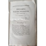 NARUSZEWICZ ADAM - HISTORYA NARODU POLSKIEGO Tom I. Część I-II [wydanie pierwsze 1824]