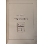 MICKIEWICZ Adam - PAN TADEUSZ CZYLI OSTATNI ZAJAZD NA LITWIE HISTORYA SZLACHECKA Z 1811 I 1812 R. Ilustracje ANDRIOLLEGO