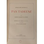 MICKIEWICZ Adam - PAN TADEUSZ CZYLI OSTATNI ZAJAZD NA LITWIE HISTORYA SZLACHECKA Z 1811 I 1812 R. Ilustracje ANDRIOLLEGO
