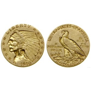 United States of America (USA), $2 1/2, 1910, Philadelphia