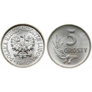 Polska, 5 groszy, 1960, Warszawa