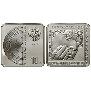 Polska, 10 złotych, 2014, Warszawa