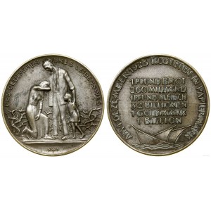 Niemcy, medal na pamiątkę hiperinflacji w Niemczech, po 1923