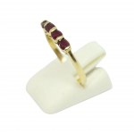 Gold ring with rubies (14k)