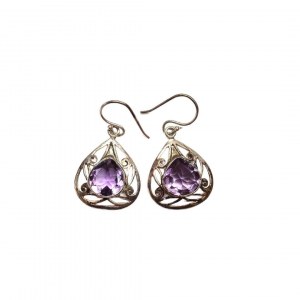Silver earrings