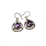 Silver earrings