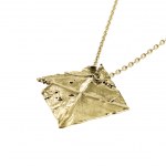 Necklace Last painting by Zdzislaw Beksinski (gold plated)