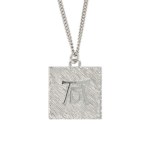 Necklace Magic Square by Albrecht Dürer (white bronze)
