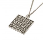 Necklace Magic Square by Albrecht Dürer (white bronze)