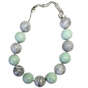 Necklace of colored balls