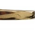 Bague en or avec diamant (585)