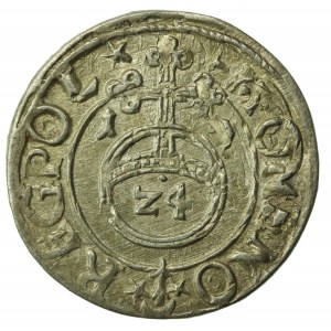 Zygmunt III Waza, Półtorak 1617, Bydgoszcz - Sas bez tarczy. Rzadki (612)