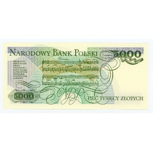 PRL, Zestaw 5.000 złotych 1988 EA (329)