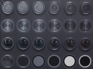 Dorota Kuźnik, White and black circles, 2013