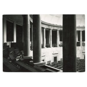 Warsaw - photo by H. Poddębski. Sejm. Interior of the Sejm hall (202)