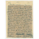 Pawiak - grypsy więzienne [11 szt.] Pierwszy transport z Pawiaka do Auschwitz, 1940 (261)