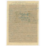 Pawiak - grypsy więzienne [11 szt.] Pierwszy transport z Pawiaka do Auschwitz, 1940 (261)