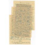 Pawiak - grypsy więzienne [11 szt.] Pierwszy transport z Pawiaka do Auschwitz, 1940 (261)