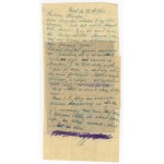 Pawiak - grypsy więzienne [11 szt.] Pierwszy transport z Pawiaka do Auschwitz, 1940 (261)