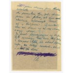 Pawiak - grypsy więzienne [11 szt.] Pierwszy transport z Pawiaka do Auschwitz, 1940 (261)