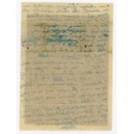 Pawiak - grypsy więzienne [11 szt.] Pierwszy transport z Pawiaka do Auschwitz, 1940 (261)