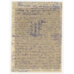 Pawiak - grypsy więzienne [11 szt.] Pierwszy transport z Pawiaka do Auschwitz, 1940 (261)