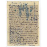 Pawiak - grypsy więzienne [11 szt.] Pierwszy transport z Pawiaka do Auschwitz, 1940 (261)
