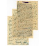 Pawiak - grypsy więzienne [11 szt.] Pierwszy transport z Pawiaka do Auschwitz, 1940 (261)