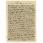 Pawiak - grypsy więzienne [11 szt.] Pierwszy transport z Pawiaka do Auschwitz, 1940 (261)