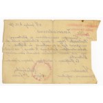 Zaświadczenia na Odznakę Samoobrony Wileńskiej, 1919 (912)