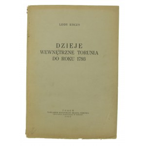 Koczy L. - The internal history of Toruń until 1793, Toruń 1933 (8)