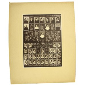Stanislawow - Graduates of the eighth last grade of the private gymnasium of the Ursuline Sisters, 1938 - 1945, tableau (362)