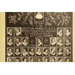 Stanislawow - Graduates of the eighth last grade of the private gymnasium of the Ursuline Sisters, 1938 - 1945, tableau (362)