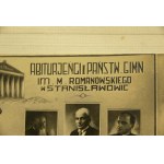 Stanisławów - Abiturcienci 1. Państwowego Gimnazjum im. M. Romanowskiego, 1934-1944, tableau (363)