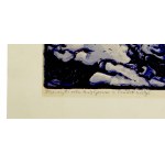 Paweł STELLER (1895-1974) - Noc księżycowa u źródeł Wisły, drzeworyt kolorowany pastelami, podpis autora P.Steller 39 (383)