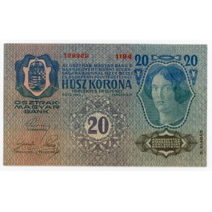 Austria, 20 crowns 1913 [1919] (108)
