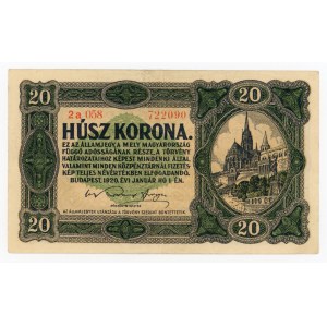 Hungary, 20 crowns 1920 (114)