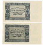 GG, 5 złotych 1941 AE - zestaw 4 egzemplarzy z jednej paczki bankowej (219)