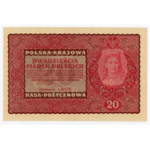 II RP, 20 mkp 1919 II Serja AK (226)