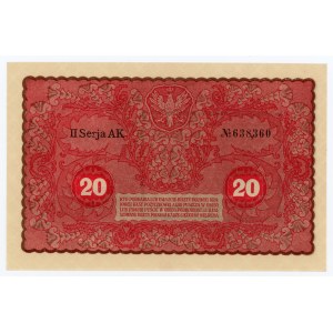 II RP, 20 mkp 1919 II Serja AK (226)